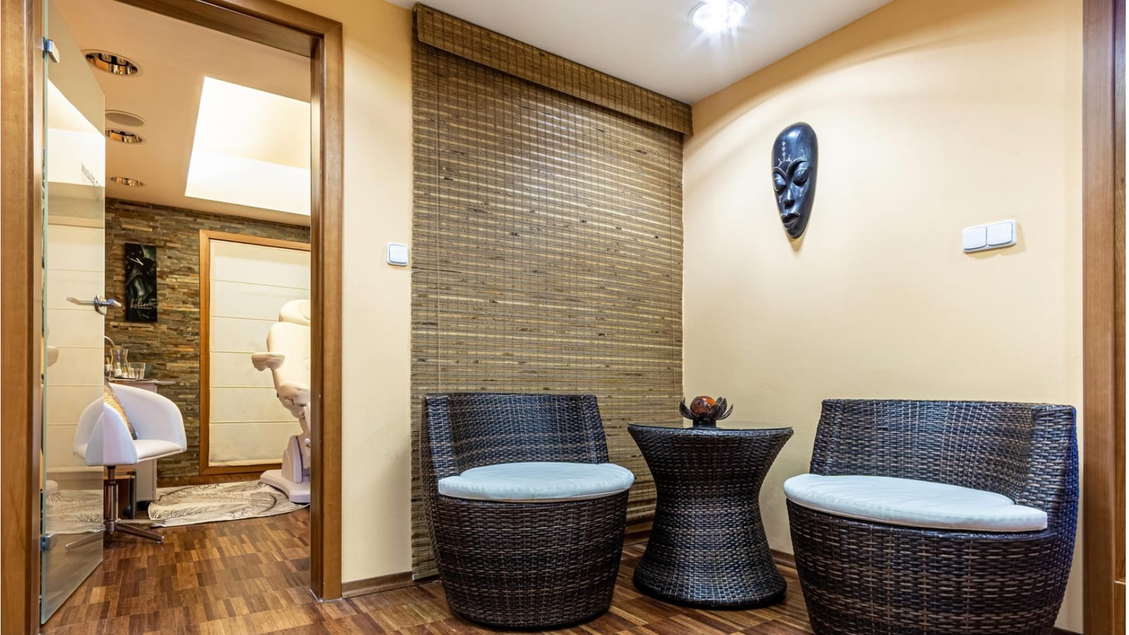 Relaxační koutek salonu Hotel Vista v Brně